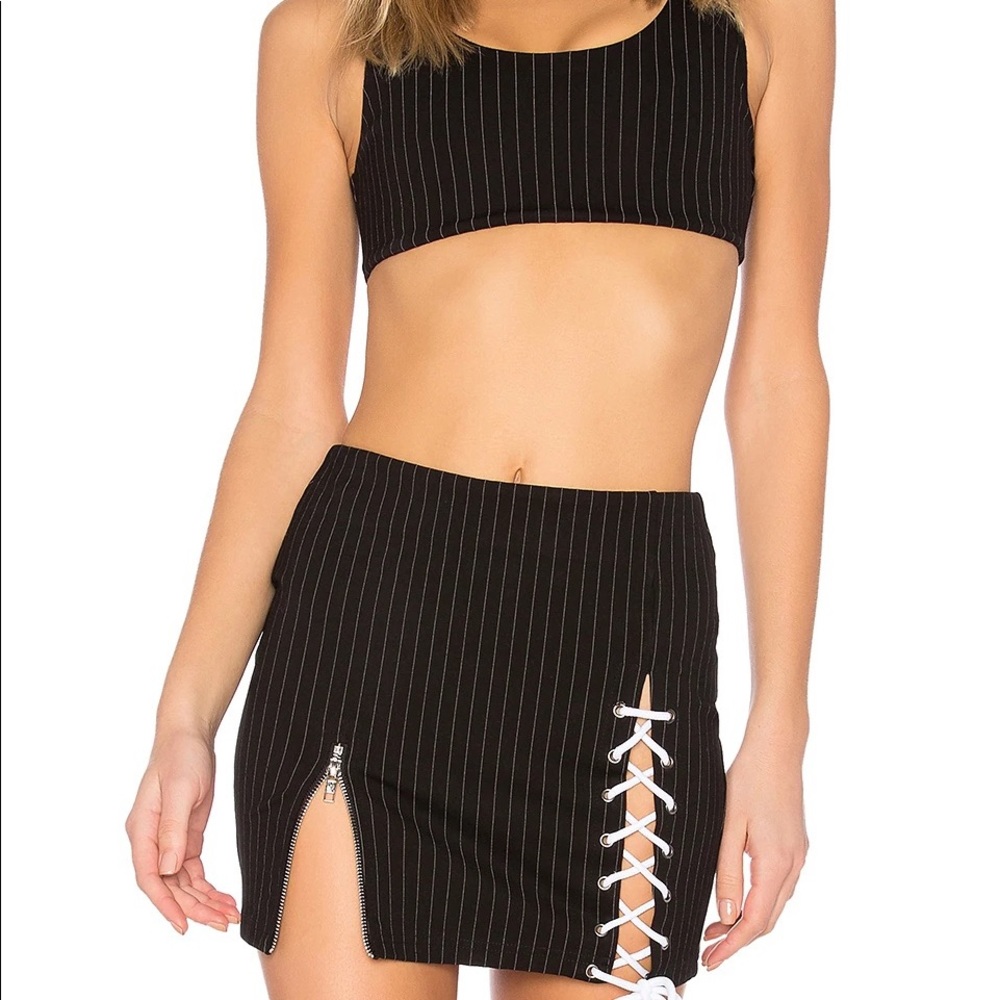 Danielle Guizio Pinstripe Sport Set
